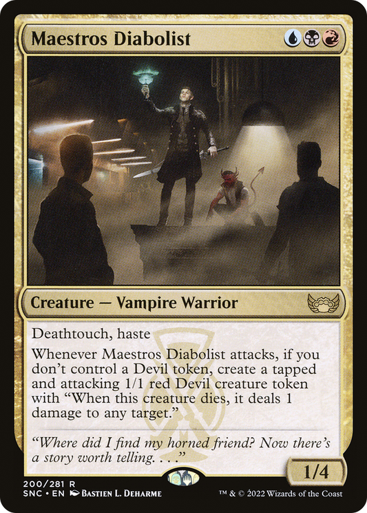 Maestros Diabolist  (SNC-200) - Streets of New Capenna Foil