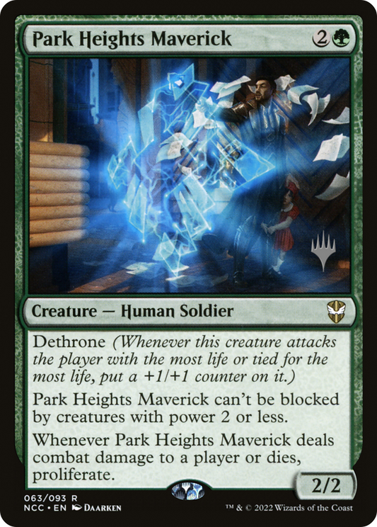 Park Heights Maverick (PNCC-63P) - New Capenna Commander Promos Foil