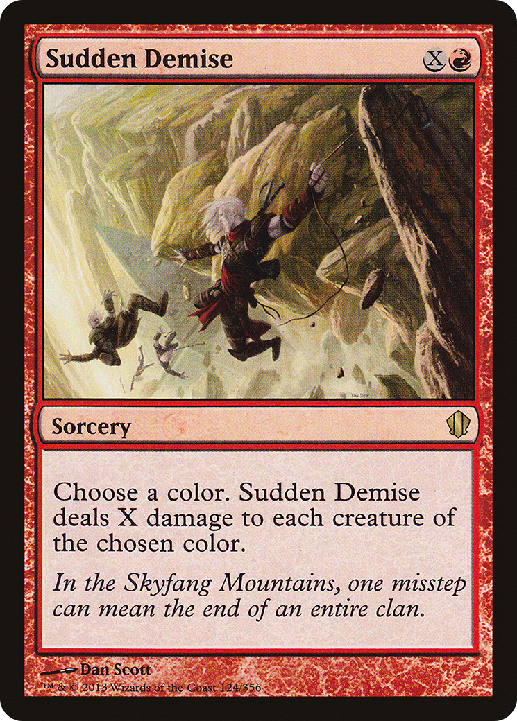 Sudden Demise (C13-124) - Commander 2013