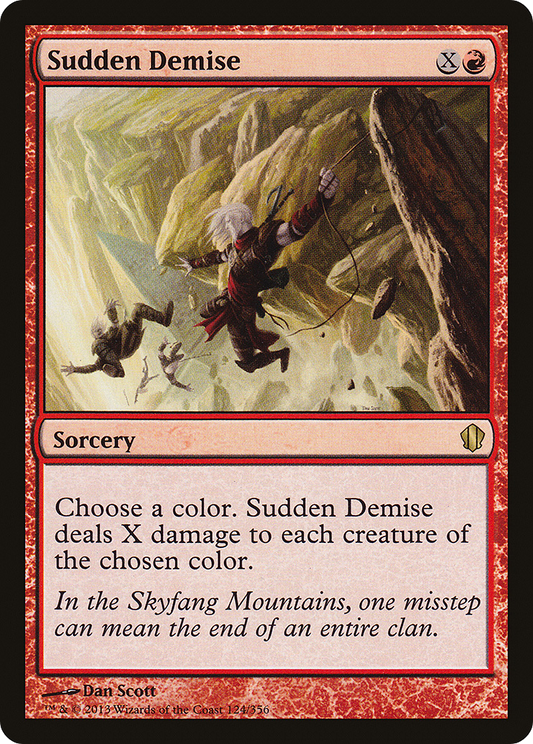 Sudden Demise (C13-124) - Commander 2013