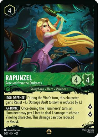 (002/37)  Rapunzel - Rescued from the Darkness - Illumineer's Quest: The Great Hunny Rescue  Normal