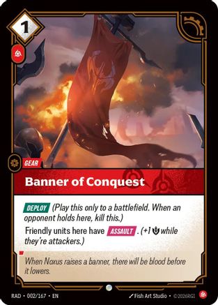 (002/167) Banner of Conquest - Radiance Foil