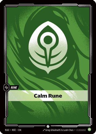 (R02) Calm Rune - Radiance Foil