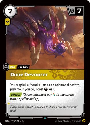 (125/167) Dune Devourer - Radiance Foil