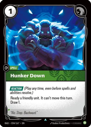 (034/167) Hunker Down - Radiance Foil