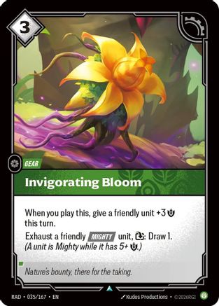 (035/167) Invigorating Bloom - Radiance Foil