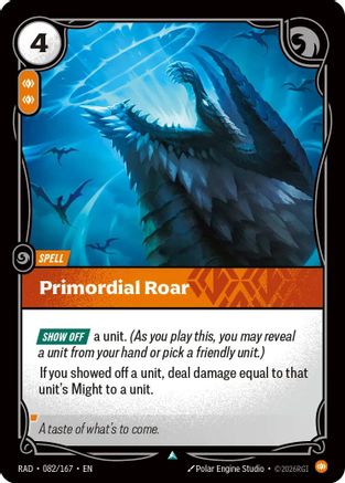 (082/167) Primordial Roar - Radiance Foil