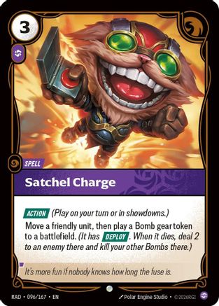 (096/167) Satchel Charge - Radiance Foil