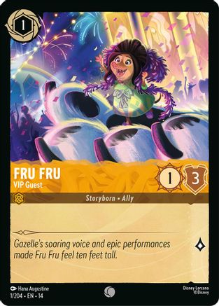 (001/204)  Fru Fru - VIP Guest - Hyperia City  Cold Foil