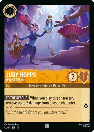 (009/204)  Judy Hopps - Helpful Officer - Hyperia City  Normal