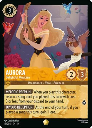 (019/204)  Aurora - Delightful Musician - Hyperia City  Cold Foil