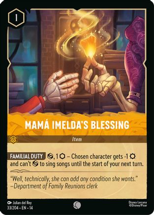 (033/204)  Mama Imelda's Blessing - Hyperia City  Cold Foil