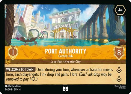 (034/204)  Port Authority - Center Hub - Hyperia City  Normal