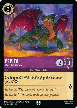 (040/204)  Pepita - Watchful Alebrije - Hyperia City  Normal