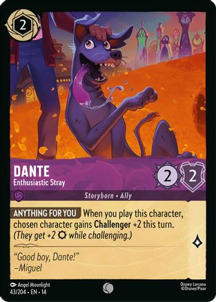 (043/204)  Dante - Enthusiastic Stray - Hyperia City  Cold Foil