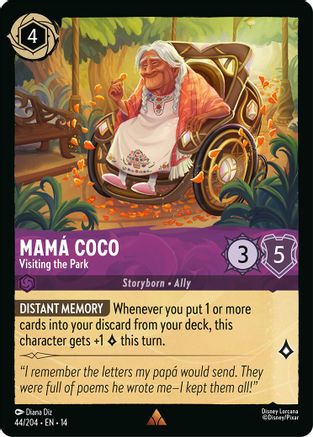 (044/204)  Mama Coco - Visiting the Park - Hyperia City  Normal
