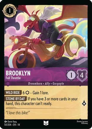 (050/204)  Brooklyn - Full Throttle - Hyperia City  Cold Foil