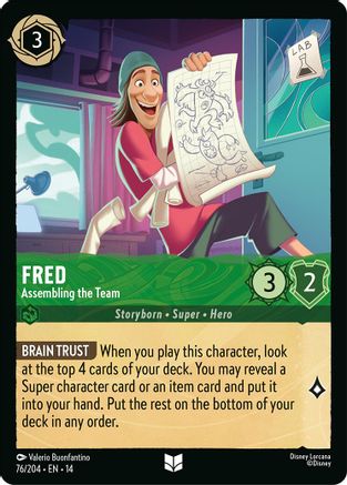(076/204)  Fred - Assembling the Team - Hyperia City  Normal
