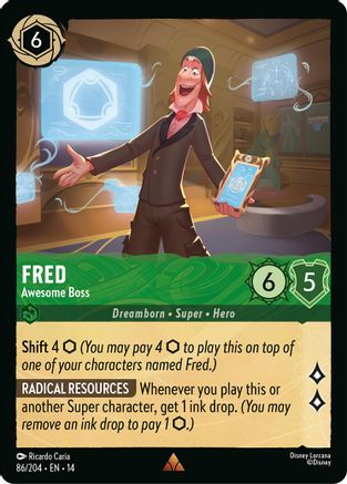 (086/204)  Fred - Awesome Boss - Hyperia City  Normal