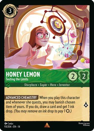 (093/204)  Honey Lemon - Testing the Limits - Hyperia City  Cold Foil
