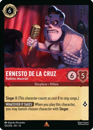 (120/204)  Ernesto de la Cruz - Ruthless Musician - Hyperia City  Normal