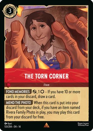 (133/204)  The Torn Corner - Hyperia City  Cold Foil