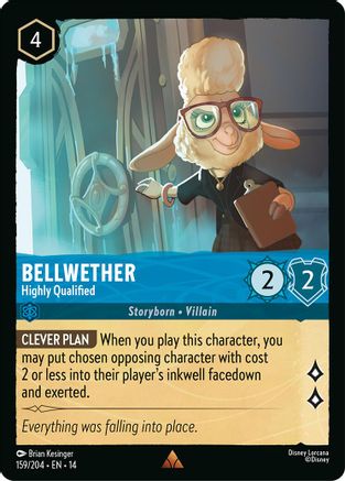 (159/204)  Bellwether - Highly Qualified - Hyperia City  Normal