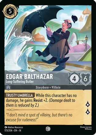 (173/204)  Edgar Balthazar - Long-Suffering Butler - Hyperia City  Normal