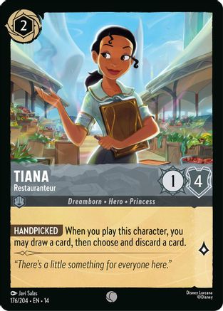 (176/204)  Tiana - Restauranteur - Hyperia City  Cold Foil