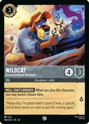 (180/204)  Wildcat - Unconventional Mechanic - Hyperia City  Normal