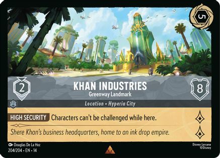 (204/204)  Khan Industries - Greenway Landmark - Hyperia City  Cold Foil