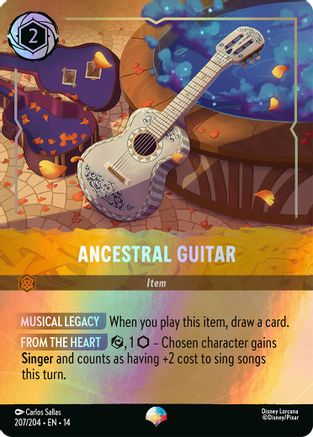 (207/204)  Ancestral Guitar (Epic) - Hyperia City  Holofoil