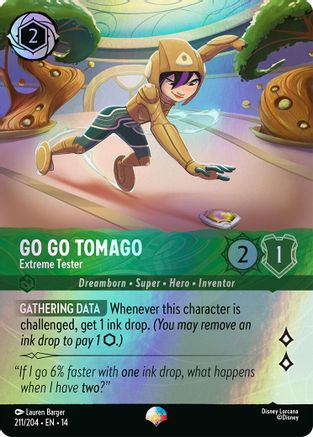 (211/204)  Go Go Tomago - Extreme Tester (Epic) - Hyperia City  Holofoil