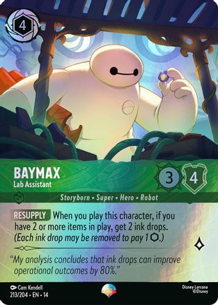 (213/204)  Baymax - Lab Assistant (Epic) - Hyperia City  Holofoil
