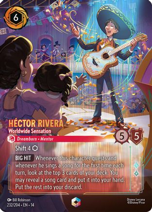 (232/204)  Hector Rivera - Worldwide Sensation (Enchanted) - Hyperia City  Holofoil