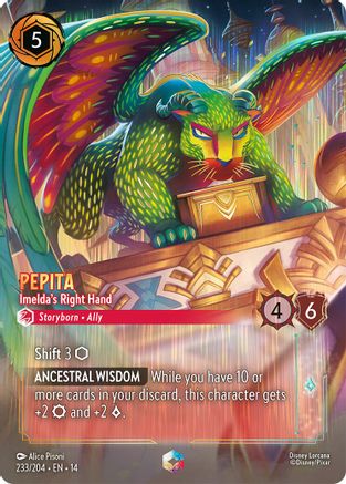 (233/204)  Pepita - Imelda's Right Hand (Enchanted) - Hyperia City  Holofoil