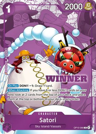 (OP15-066) Satori (Winner Pack 2026 Vol. 4) - One Piece Promotion Cards - Foil