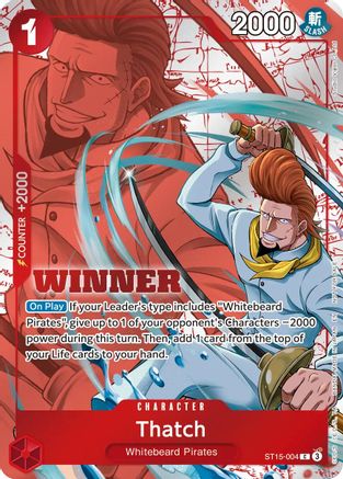 (ST15-004) Thatch (Winner Pack 2026 Vol. 4) - One Piece Promotion Cards - Foil