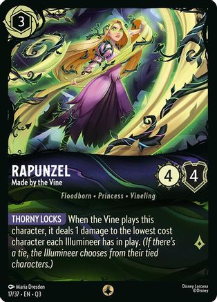 (017/37)  Rapunzel - Made by the Vine - Illumineer's Quest: The Great Hunny Rescue  Normal