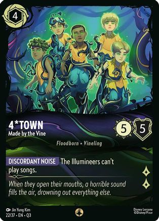 (022/37)  4*Town - Made by the Vine - Illumineer's Quest: The Great Hunny Rescue  Normal