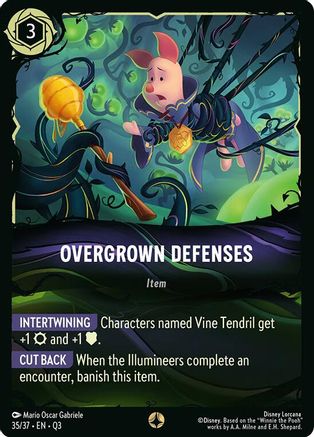 (035/37)  Overgrown Defenses - Illumineer's Quest: The Great Hunny Rescue  Normal