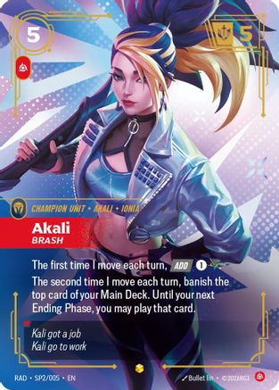 (SP2/005) Akali, Brash (SP) - Radiance Foil