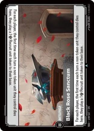 (159/167) Black Rose Sanctum - Radiance Foil