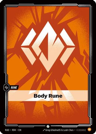 (R04) Body Rune - Radiance Foil
