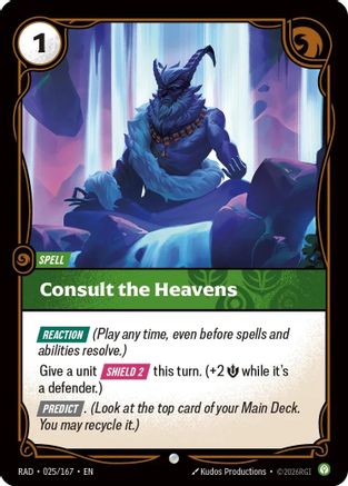 (025/167) Consult the Heavens - Radiance Foil