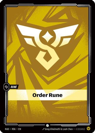 (R06) Order Rune - Radiance