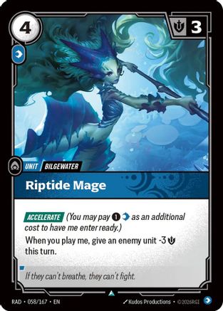 (058/167) Riptide Mage - Radiance