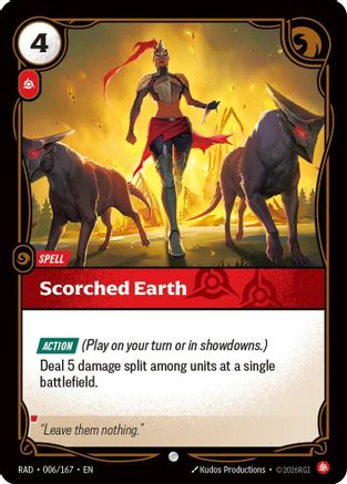 (006/167) Scorched Earth - Radiance Foil