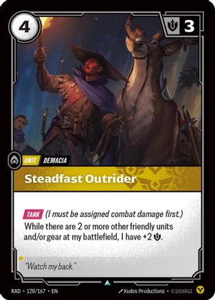 (128/167) Steadfast Outrider - Radiance