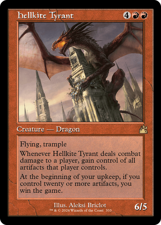 Hellkite Tyrant (Retro Frame) (RVR-333) - Ravnica Remastered
